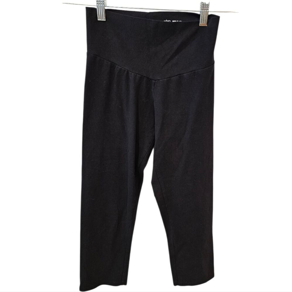 Mind Body Soul Black High Rise Cropped Leggings Medium 8-10